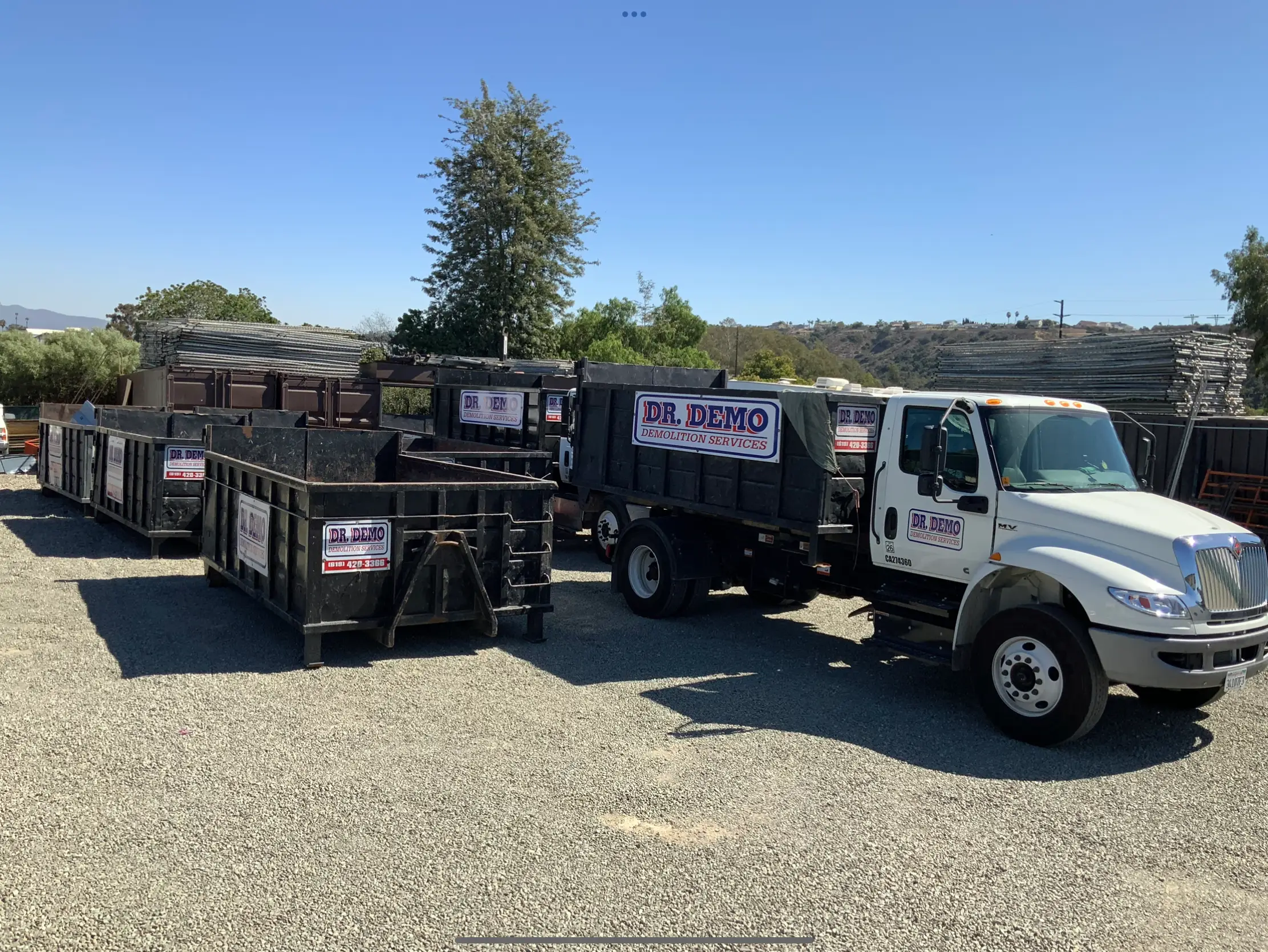 Dr Demo 15 yard roll-off dumpster rental San Diego
