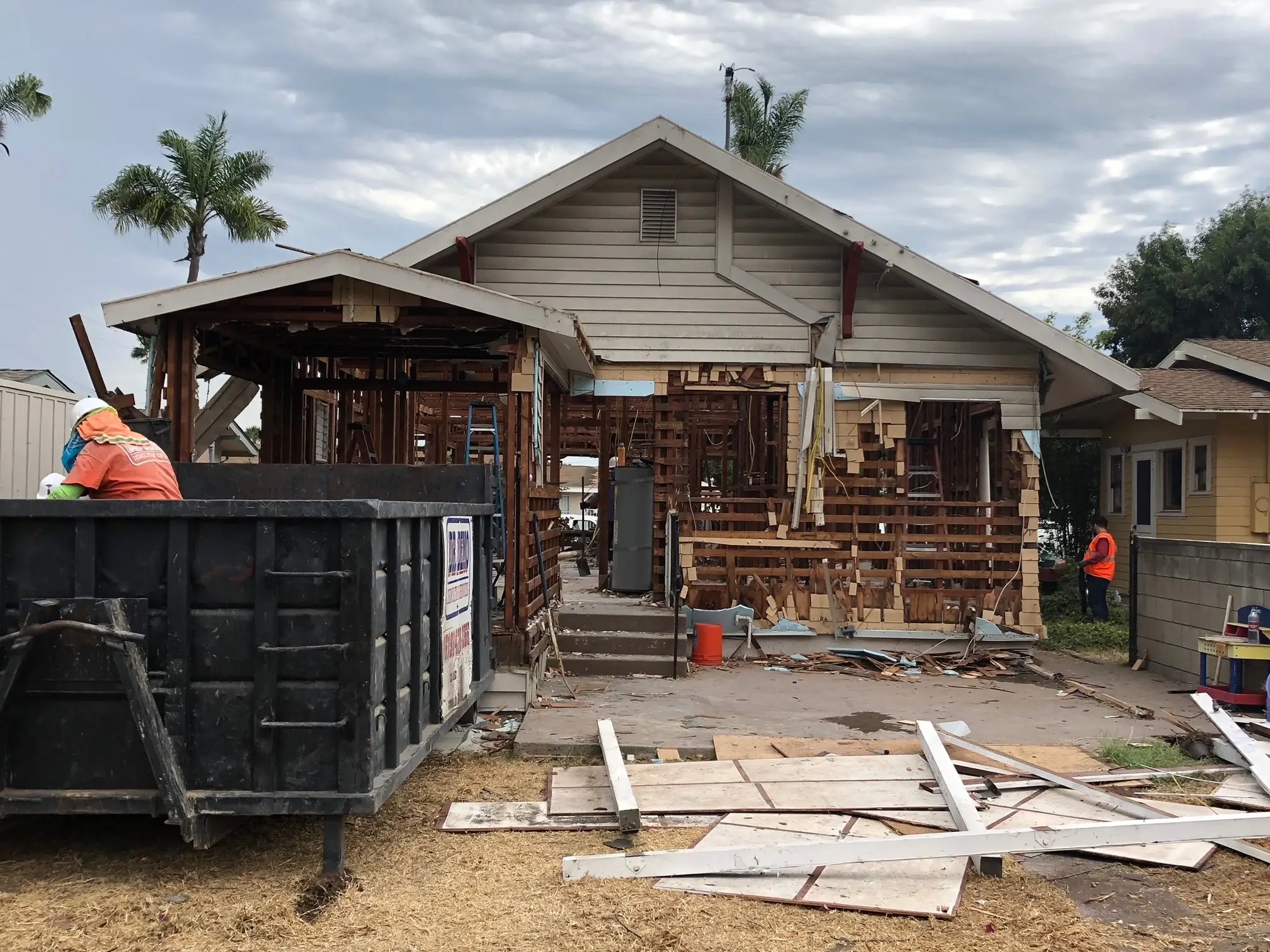 Dr Demo demolition and dumpster rental fleet in Chula Vista California